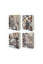 Frosted Elegance Gift Bags Asst. Large 31x12x40cm 3Pcs/Pk