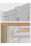 2 Layers Clear Folding Storage Boxes with Wheels - 2