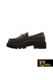 Women's Brown Genuine Leather Shoes 505320568-1 - 2