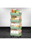 4-Layer Floor-Standing Kitchen Storage Rack with Removable Vegetable Basket - 4