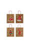 Rustic Cheer Kraft Bags Asst. Medium 22x11x27cm 6Pcs/Pk - 3