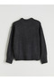 Xside Anthracite Crew Neck Women's Knitwear Sweater - 6