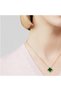 Clover chain with malachite - 2