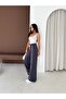 Modal Trackpants with Side Pleats and Side Ribbing - 6236