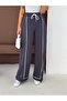 Modal Trackpants with Side Pleats and Side Ribbing - 6236 - 2