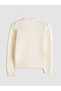 Esvab • Modern & Distinctive Zero Roba Collar Stone-Embellished Women's Knitwear Cardigan - 7