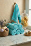 %100 Cotton 6 Pieces 30x50 Fringed Hand Towel | Kitchen Towel | Drying Cloth - 2