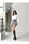 Women's Skirt Tassel Asymmetric Denim Skirt - 5