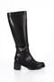 Bln 775 Metal Buckle Below-The-Knee Boots
