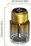 Portable Car Aromatherapy Diffuser (Gold, 160 ml, Cologne) - 3