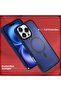 iPhone 16 Pro Max Carbon Fiber Hard PC Case - Blue - 3