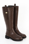 BTBRO-08 Riding Side Buckle Detail Low Sole Knee-High Boots - 2