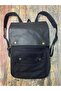 Geronimo Leather Cover Backpack Daily Use Camping Travel Bag School Bag