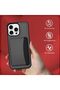 iPhone 16 Pro Max Case with Detachable Card Holder, Carbon Fiber Texture (Black) - 6