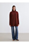 Lcw Modest Brown Half Turtleneck Women's Knitwear Tunic - 2