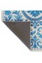 Mosso Blue Themed Ivy Motifs and Floral Pattern Woven Base Modern Decorative Carpet Mosso1731 - 4