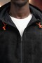 Slimfit Hooded Side Pocket Zippered Sports Fleece Cardigan - 6