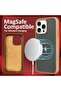 iPhone 16 Pro Max Case with Detachable Card Holder, Carbon Fiber Texture (Beige) - 7