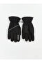 Lcw Accessories Black Text Printed Men's Snow Gloves - 2