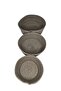 Set of 3 Wicker Jute Basket Organizer Bathroom, Makeup and Multi-Purpose Decorative Box - 7