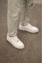Pavlo white men's leather shoes - 5