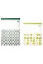 Resealable Bag, Patterned Green, 6/4.5 l, 30 Pack