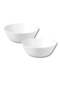 Serving Bowl, Set of 2, White, 23 cm