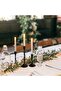 3 Pcs Candle Holders for Taper Candles, Metal Candle Stand (Black) - 6