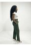 Women's Pocketed Lace-Up Loose Baggy Pants - 2