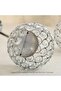 Crystal Hurricane Candle Holder Silver Candlestick Set of 2 - 2
