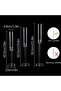 Acrylic Candlestick Holders Set of 3 for Table Centerpieces, Transparent for Flameless LED Taper Can - 4