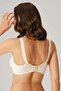 Without Underwire Without Support Without Padding Gathering Embroidered Reducing Bra - 2
