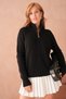 Mock Neck Half Zip Knitwear Sweater Aw25Kz0095 - 6