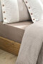 Natural Line Single Duvet Cover Set Beige - 3