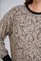 Elegant Women's Soft Plus Size Cashmere Blouse Sweatshirt - 2