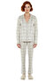 Women's Plaid Shirt Collar Pajama Set Functional Durable Quality Comfortable Aesthetic Sport - 4