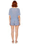 Women's Lace-Like Knit Crew Neck Short Sleeve Pajama Top Functional Durable Quality Comfortable Stylish - 5