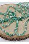 4mm Green Variegated Agate Stone Strand – Necklace, Bracelet, and Minimal Design Bead (27860) - 2