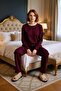 Women's Crew Neck Wide Leg Tracksuit Set Functional Durable Quality Comfortable Sportswear - 3