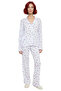 Women's Floral Shirt Collar Pajama Set Functional Durable Quality Comfortable Aesthetic Stylish - 4