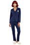 Women's Penguin Printed Shirt Collar Pajama Set Functional Durable Quality Comfortable Stylish - 4