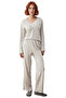 Women's Melange Lace V-Neck Pajama Set Functional Durable Quality Comfortable Aesthetic Stylish - 4