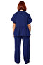 Women's Embroidered Flounce Pajama Set Functional Durable Quality Comfortable Aesthetic Modern - 5