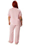 Women's Heart Pattern Shirt Pants Pajama Set Functional Durable Quality Comfortable Aesthetic - 5