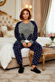 Women's Cute Rabbit Detailed Fleece Pajama Set Functional Durable Quality Comfortable Stylish - 3