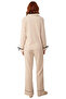 Women's Shirt Collar Piped Pajama Set Functional Durable Quality Comfortable Aesthetic Stylish - 5