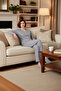 Women's Melange V-Neck Waffle Pajama Set Functional Durable Quality Comfortable Aesthetic Stylish