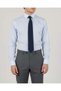 Italian Style S Slim Fit Striped Tie Collar Men's Shirt Blue T13801 - 3
