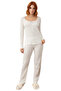 Floral Lace Detailed Pajama Set Women's Functional Durable Quality Comfortable Aesthetic - 4