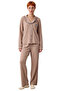 Women's Ruffled Embroidered Knitted Pajama Set Functional Durable Quality Comfortable Aesthetic Stylish - 4